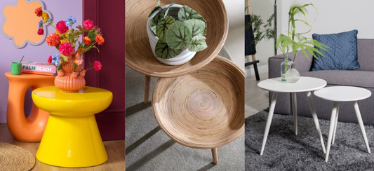 5 x de mooiste bijzettafeltjes voor binnen & buiten