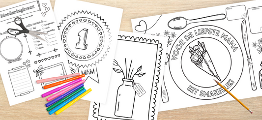 Moederdag printable: het leukste knutselcadeau om zelf te maken