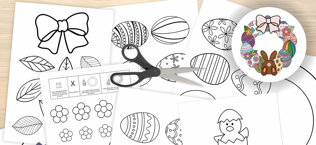 Breng Je Huis in Paassfeer met deze DIY Papieren Paaskrans