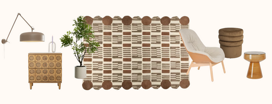 Warm retro naturel met hout en zachte bruintinten