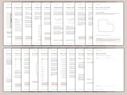 Meetgids woonkamer – ruimte opmeten voor een plattegrond | Printbare PDF