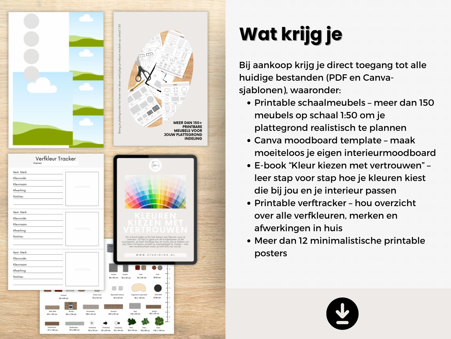 Interieur & Styling Bundel, Alle Studio Lok Interieur Printables in Eén Compleet Pakket