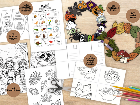 Printable Herfst & Halloween Knutsel Bundel