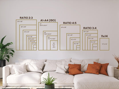 Printbare Typografie Poster "Think Happy Be Happy" - Motivatie Quote in 5 Maten (PDF, PNG, SVG)