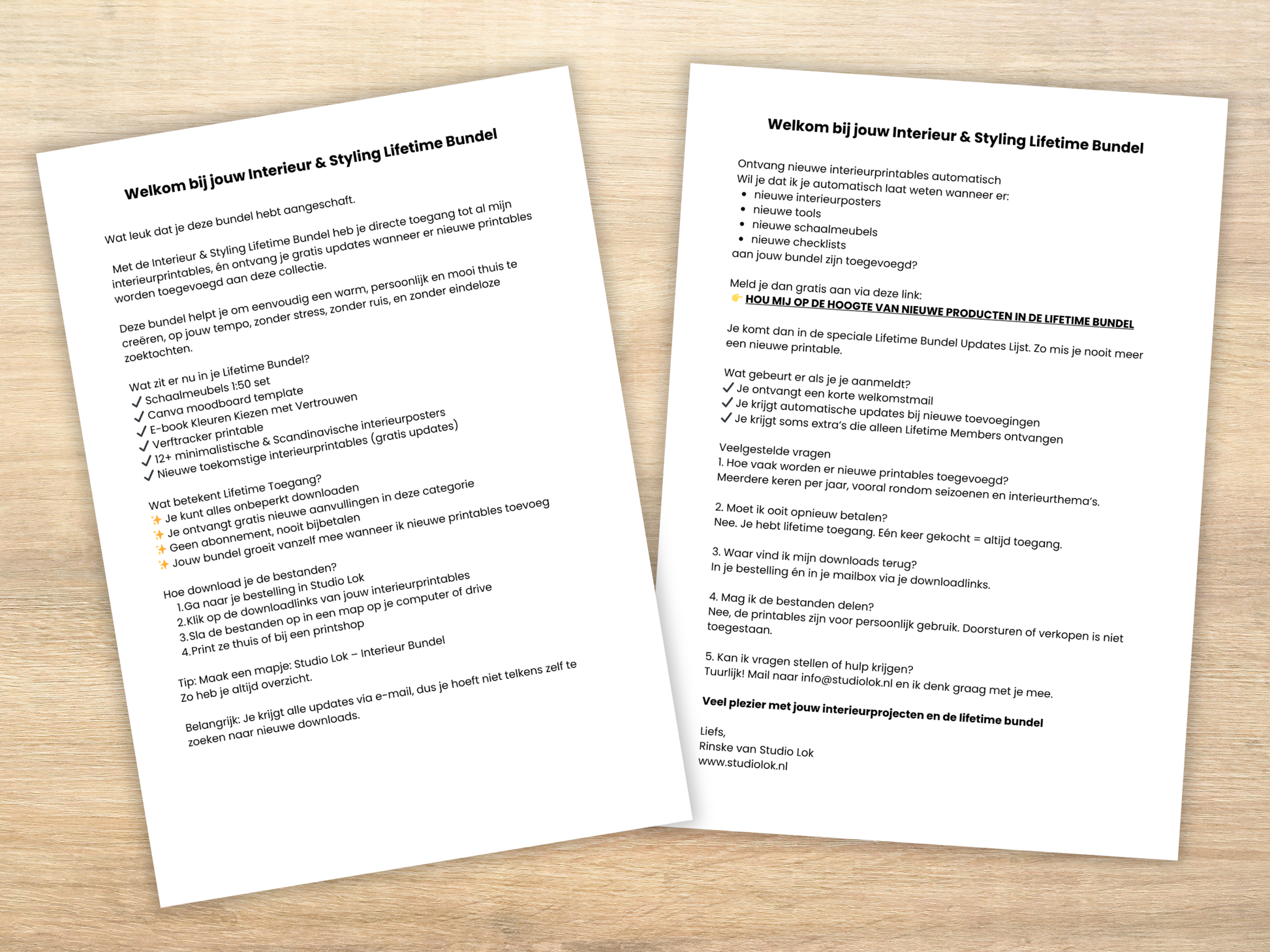 digitale download interieur styling pakket voor wonen