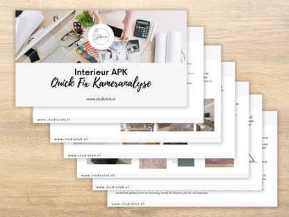 quick fix kameranalyse interieuradvies