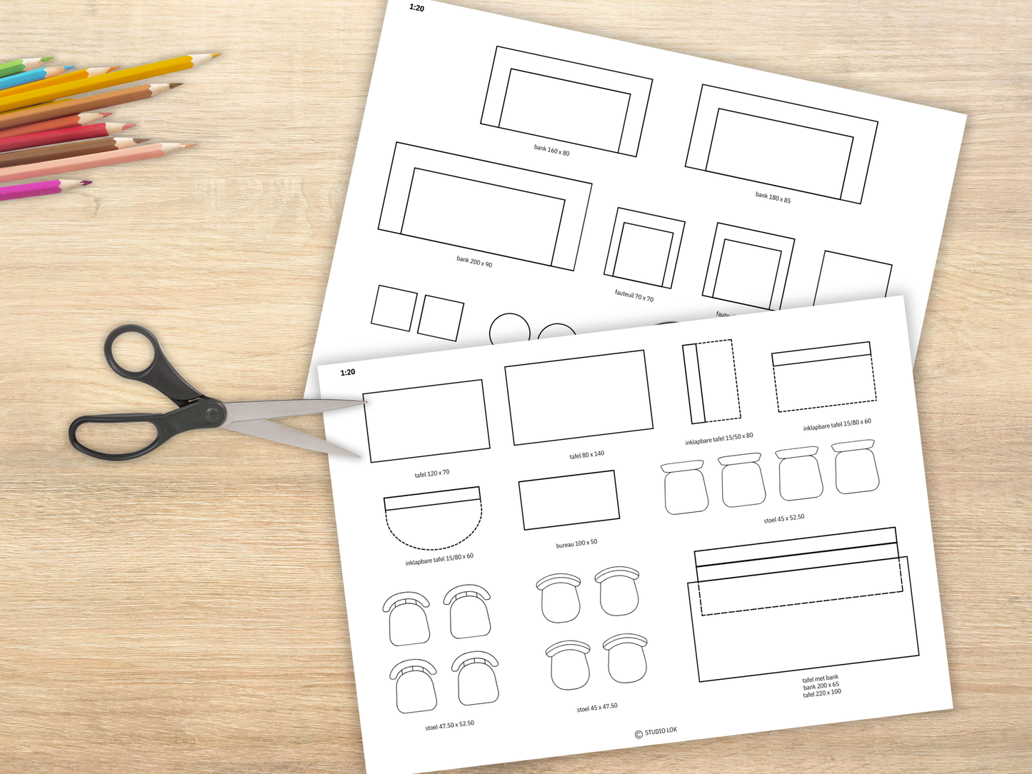 hulpmiddel indelen plattegrond