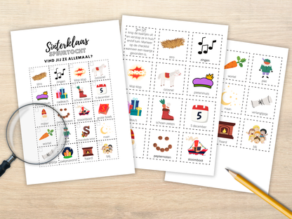 Printable Sinterklaas Speurtocht – Kinderspel voor Pakjesavond, Leuke Activiteit voor Thuis of School, PDF Download