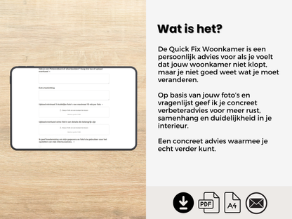 Quick Fix Woonkameradvies. Meer richting voor jouw interieur
