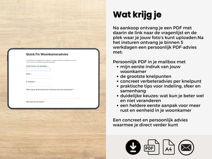 Quick Fix Woonkameradvies. Meer richting voor jouw interieur