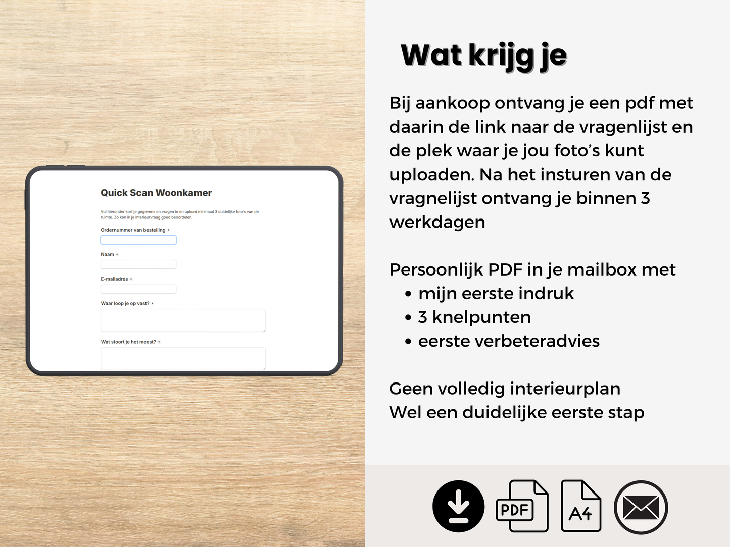 Quick Scan Woonkamer, Persoonlijk Interieuradvies op jouw foto’s